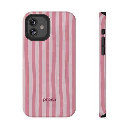 Pink Striped Phone Case