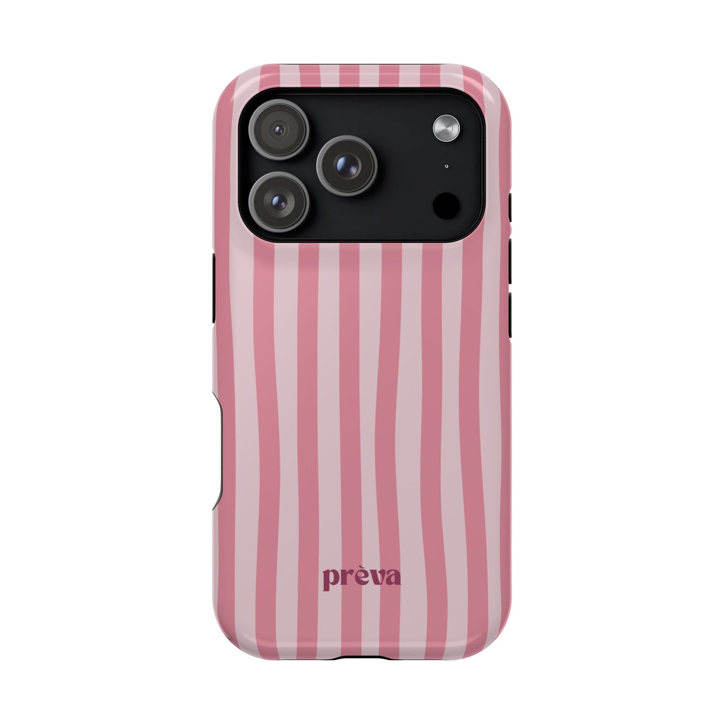 Pink Striped Phone Case