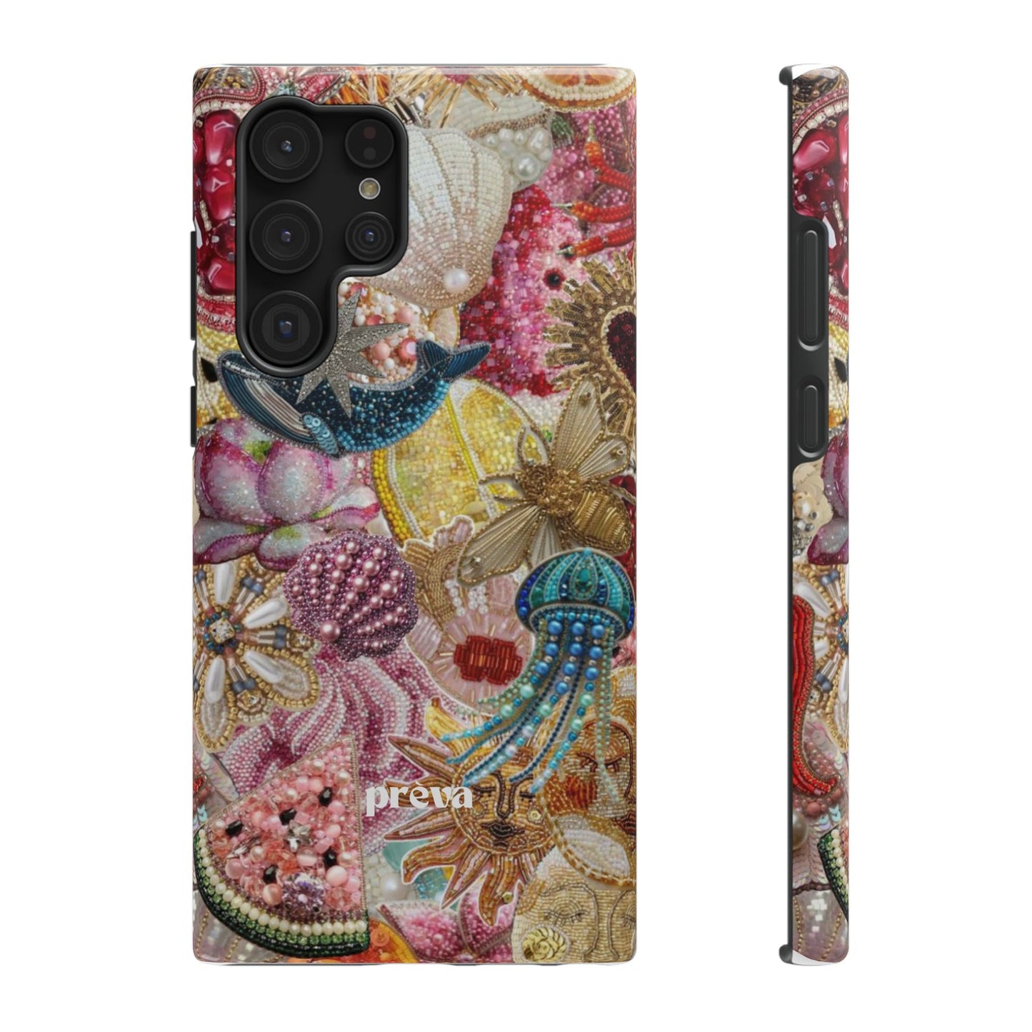 Floral Sea Collage Phone Case