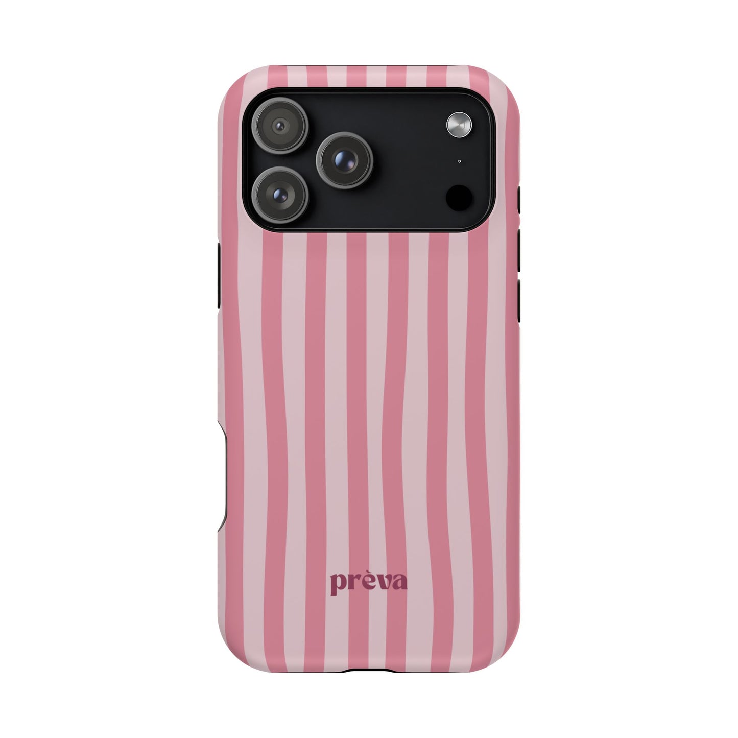 Pink Striped Phone Case