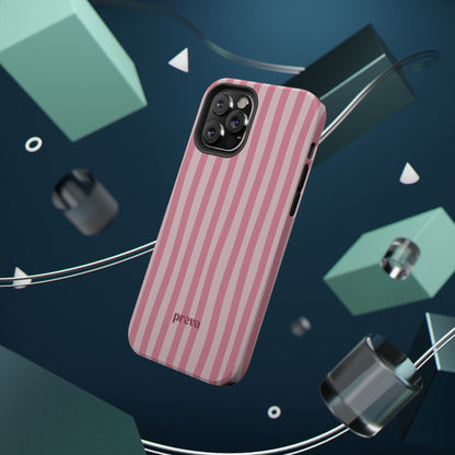 Pink Striped Phone Case