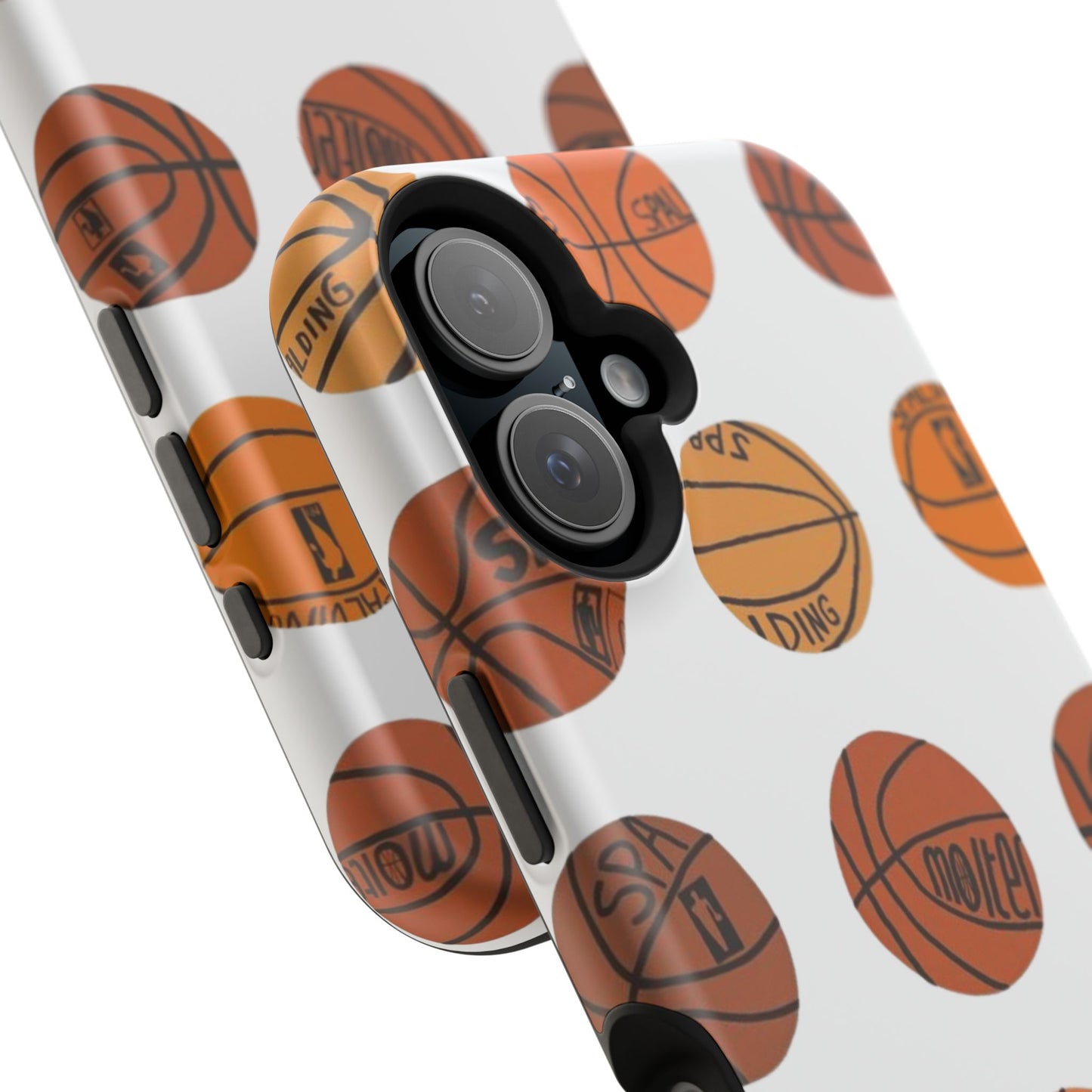 White Basketball Phone Case