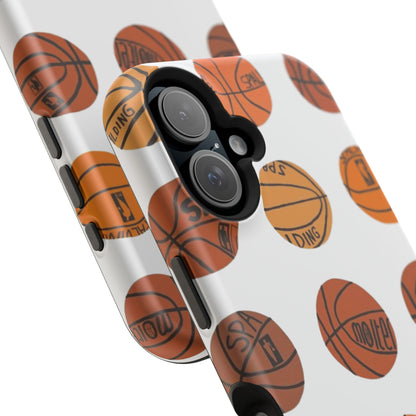 White Basketball Phone Case