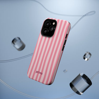 Pink Striped Phone Case