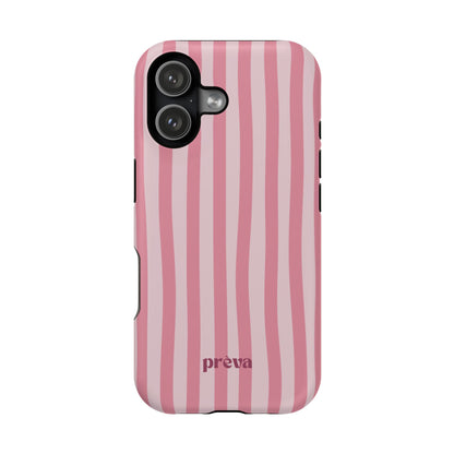 Pink Striped Phone Case
