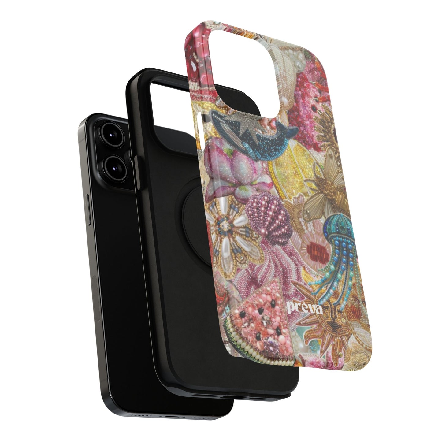 Floral Sea Collage Phone Case