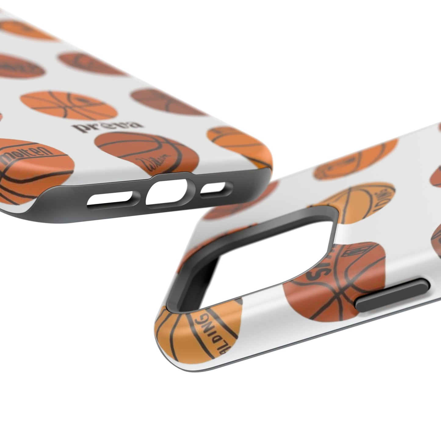 White Basketball Phone Case