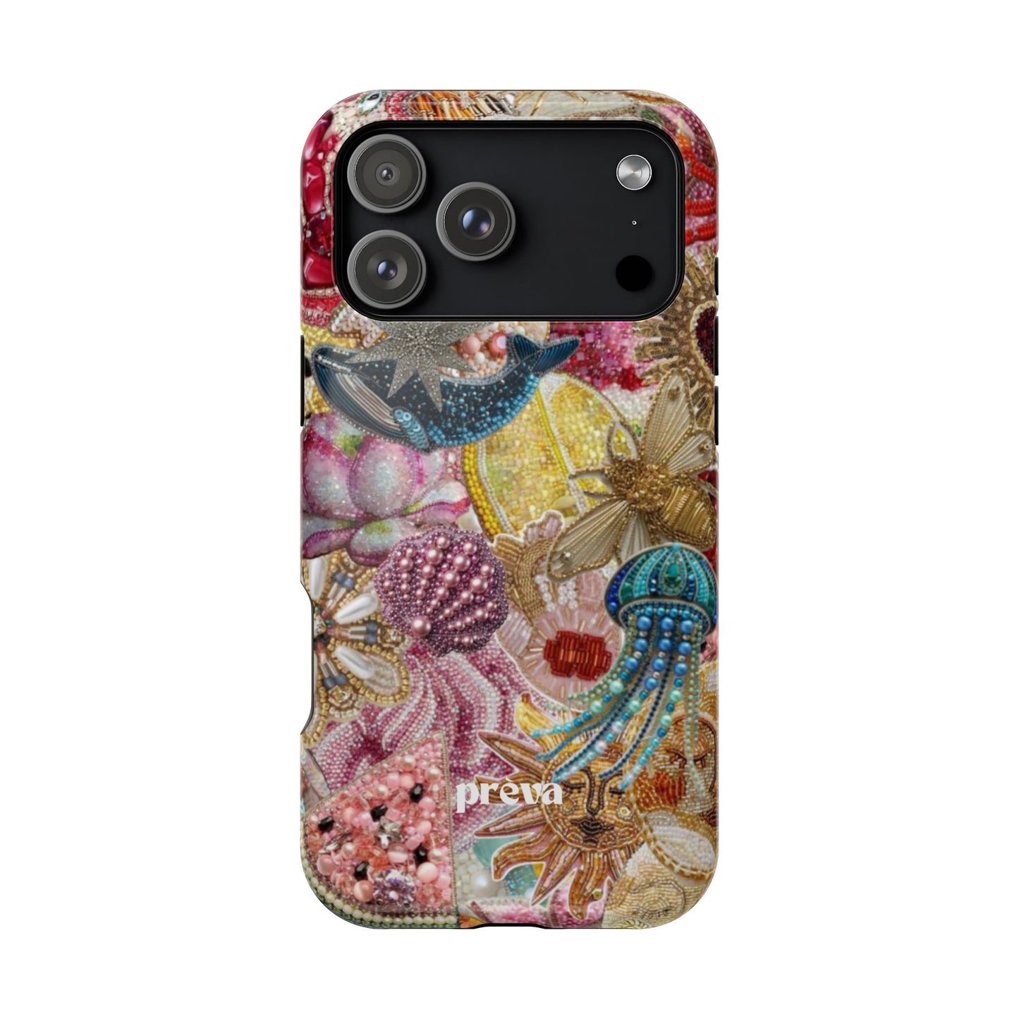 Floral Sea Collage Phone Case