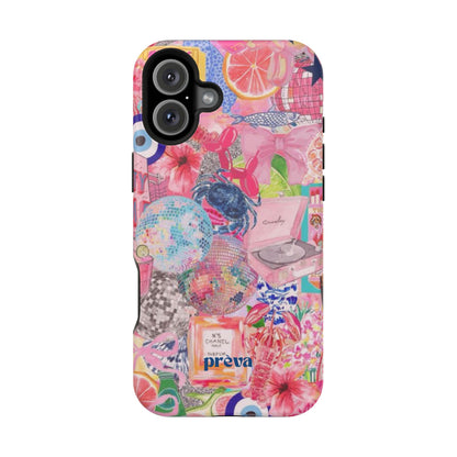 Floral & Pink Collage Phone Case