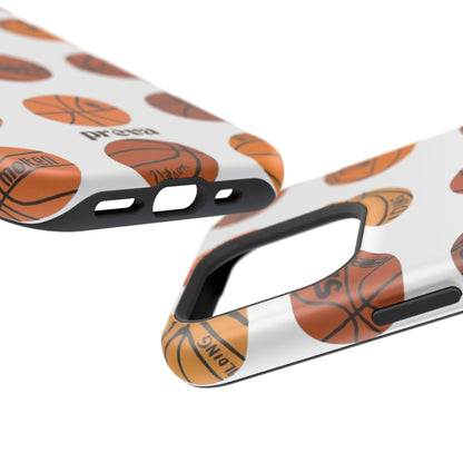 White Basketball Phone Case