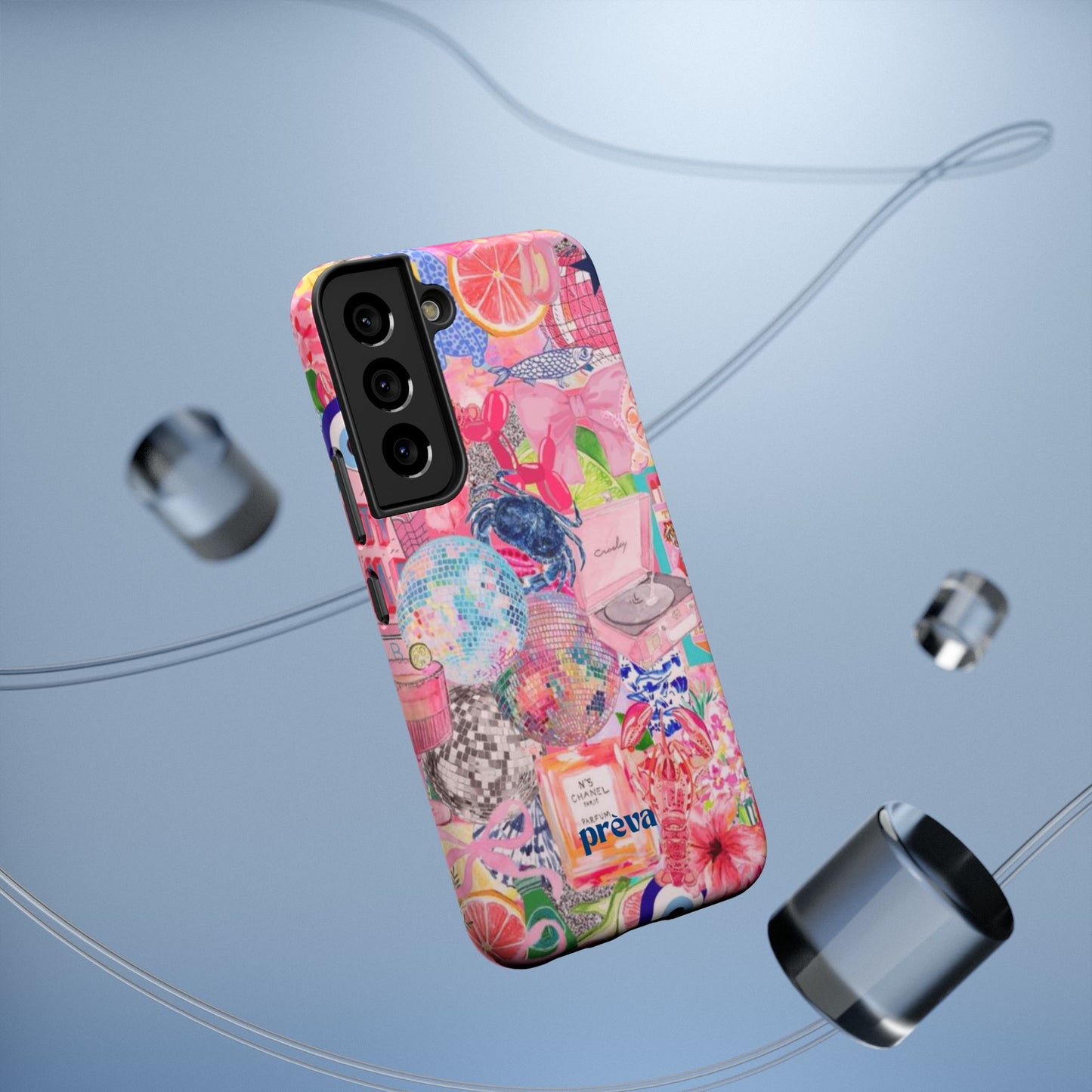 Floral & Pink Collage Phone Case