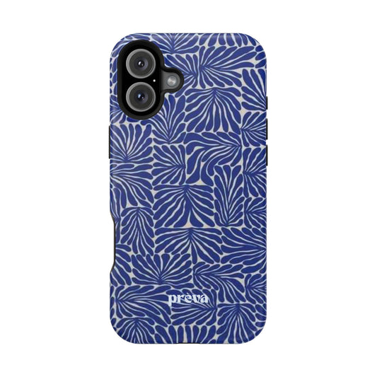 Blue Abstract Greek Phone Case