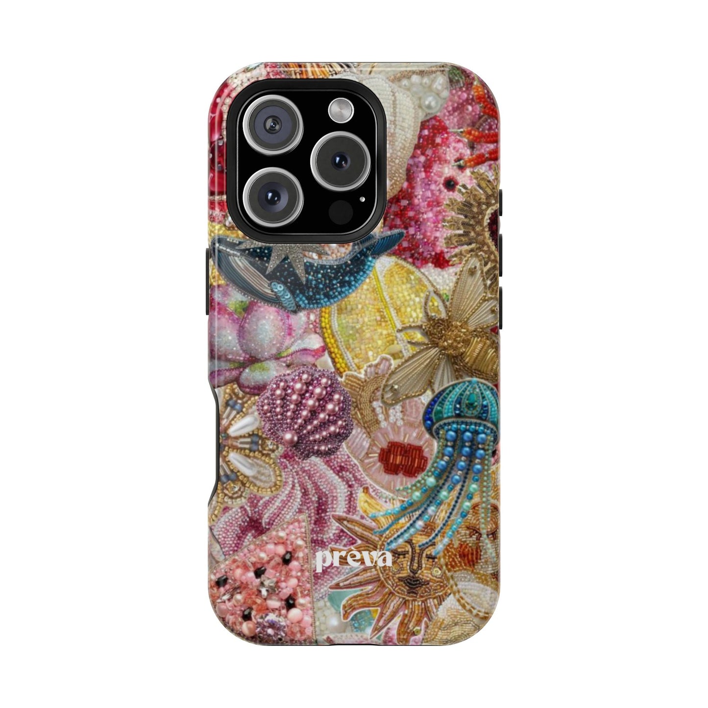 Floral Sea Collage Phone Case