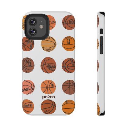 White Basketball Phone Case