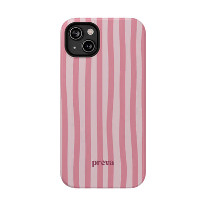 Pink Striped Phone Case