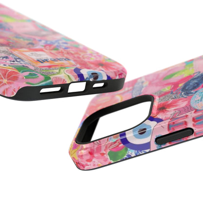 Floral & Pink Collage Phone Case
