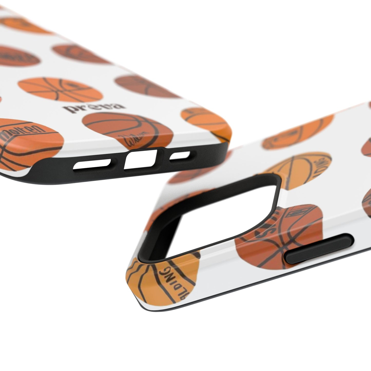 White Basketball Phone Case