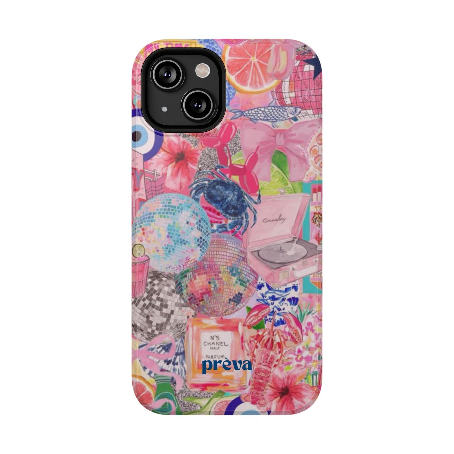 Floral & Pink Collage Phone Case