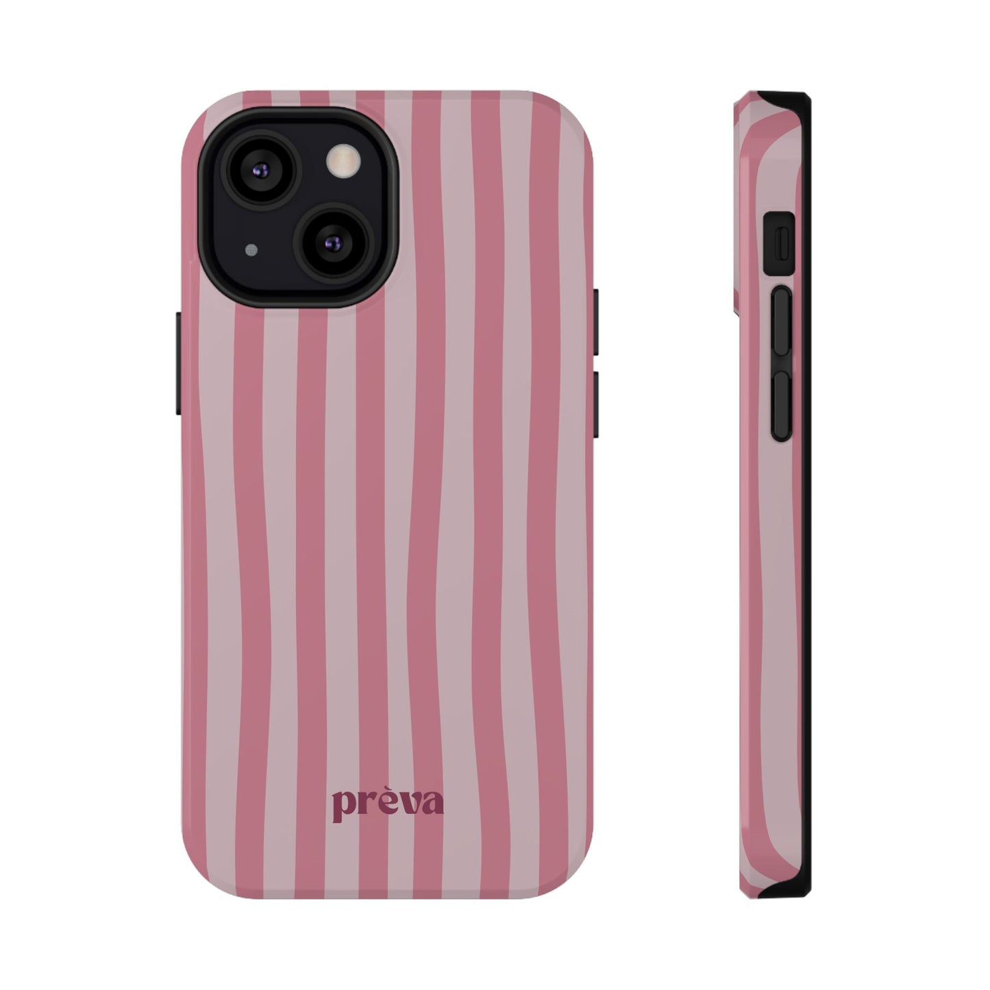 Pink Striped Phone Case