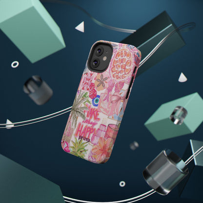 Pink Tropical Collage Phone Case