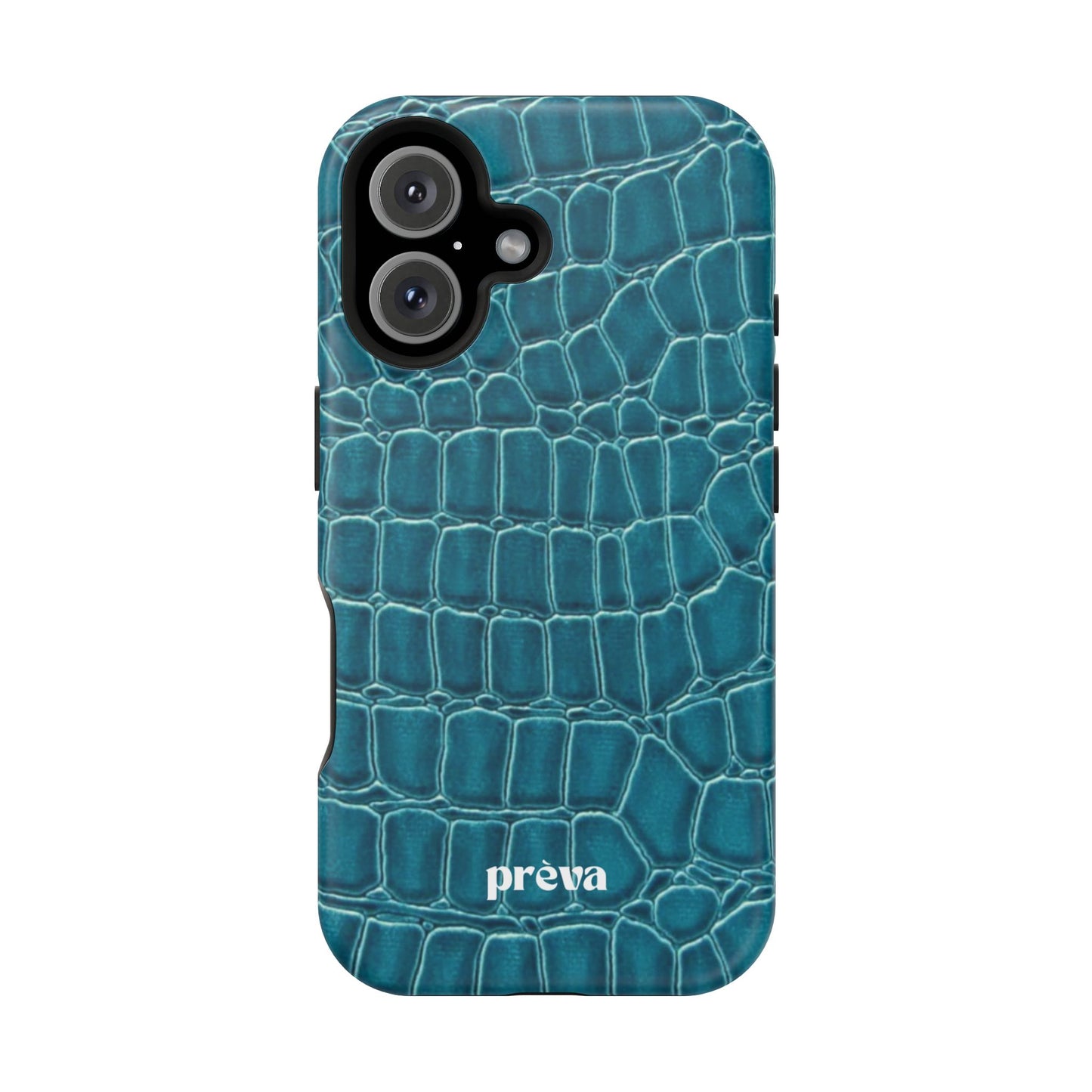 Teal Croc Phone Case