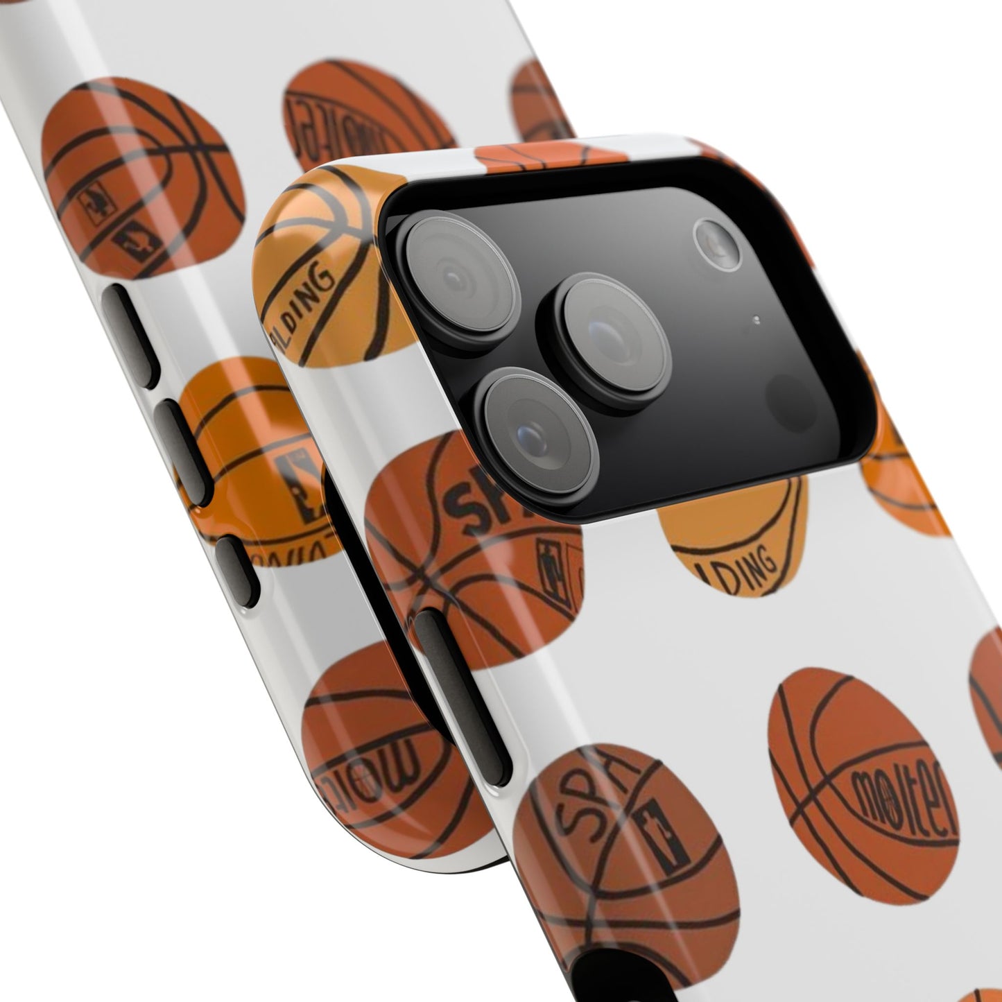 White Basketball Phone Case