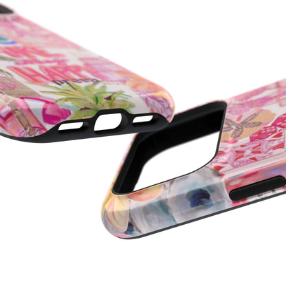 Pink Tropical Collage Phone Case