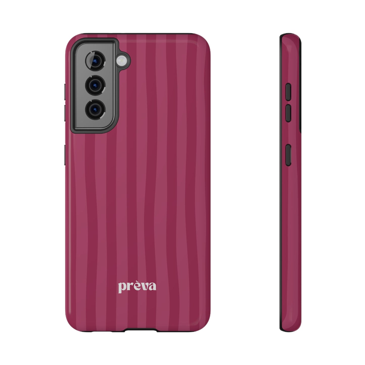 Magenta Stripes Phone Case