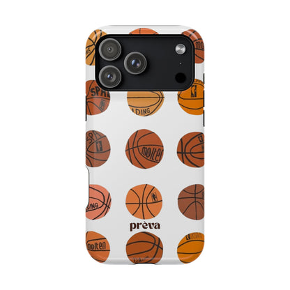 White Basketball Phone Case