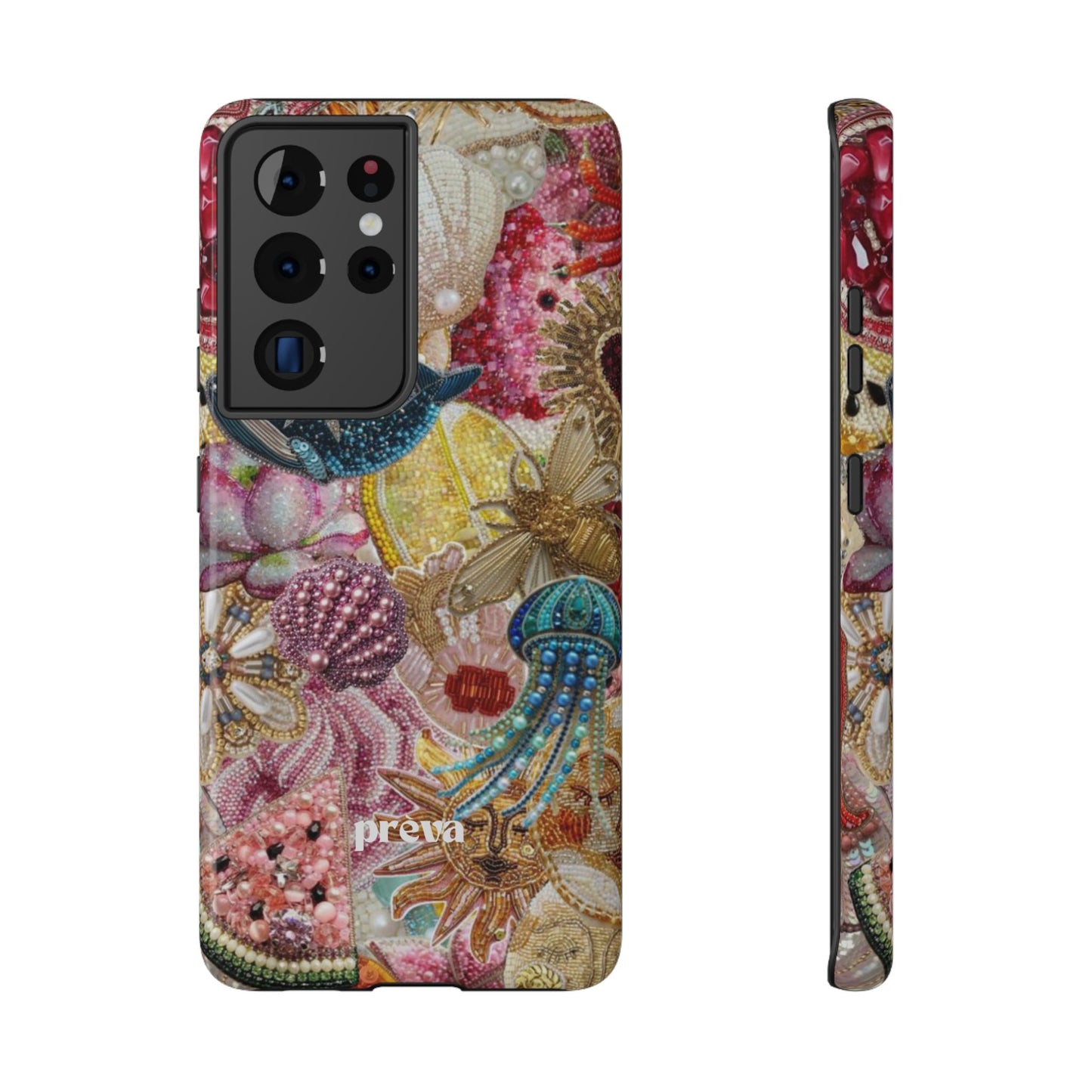 Floral Sea Collage Phone Case