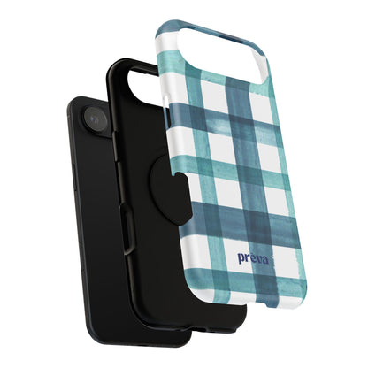 Teal Plaid Phone Case