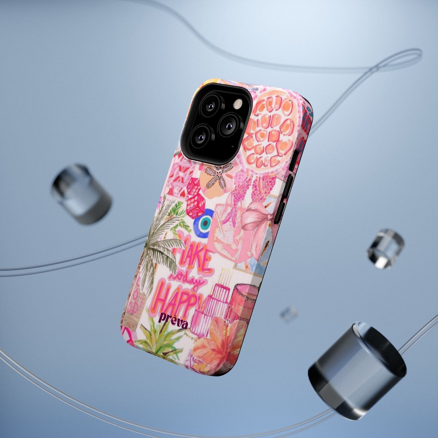 Pink Tropical Collage Phone Case