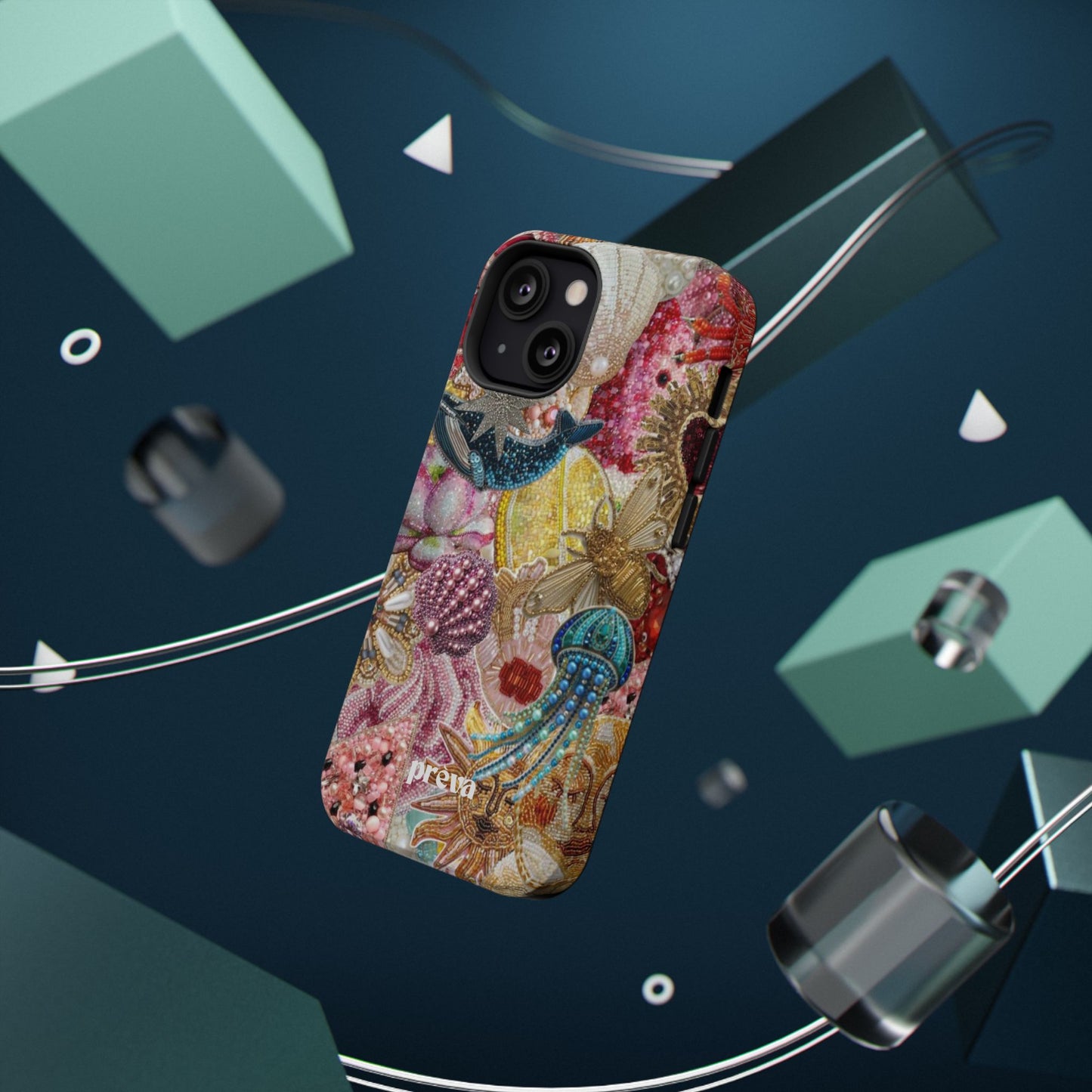 Floral Sea Collage Phone Case