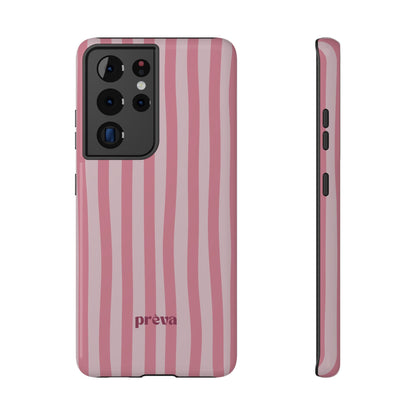 Pink Striped Phone Case