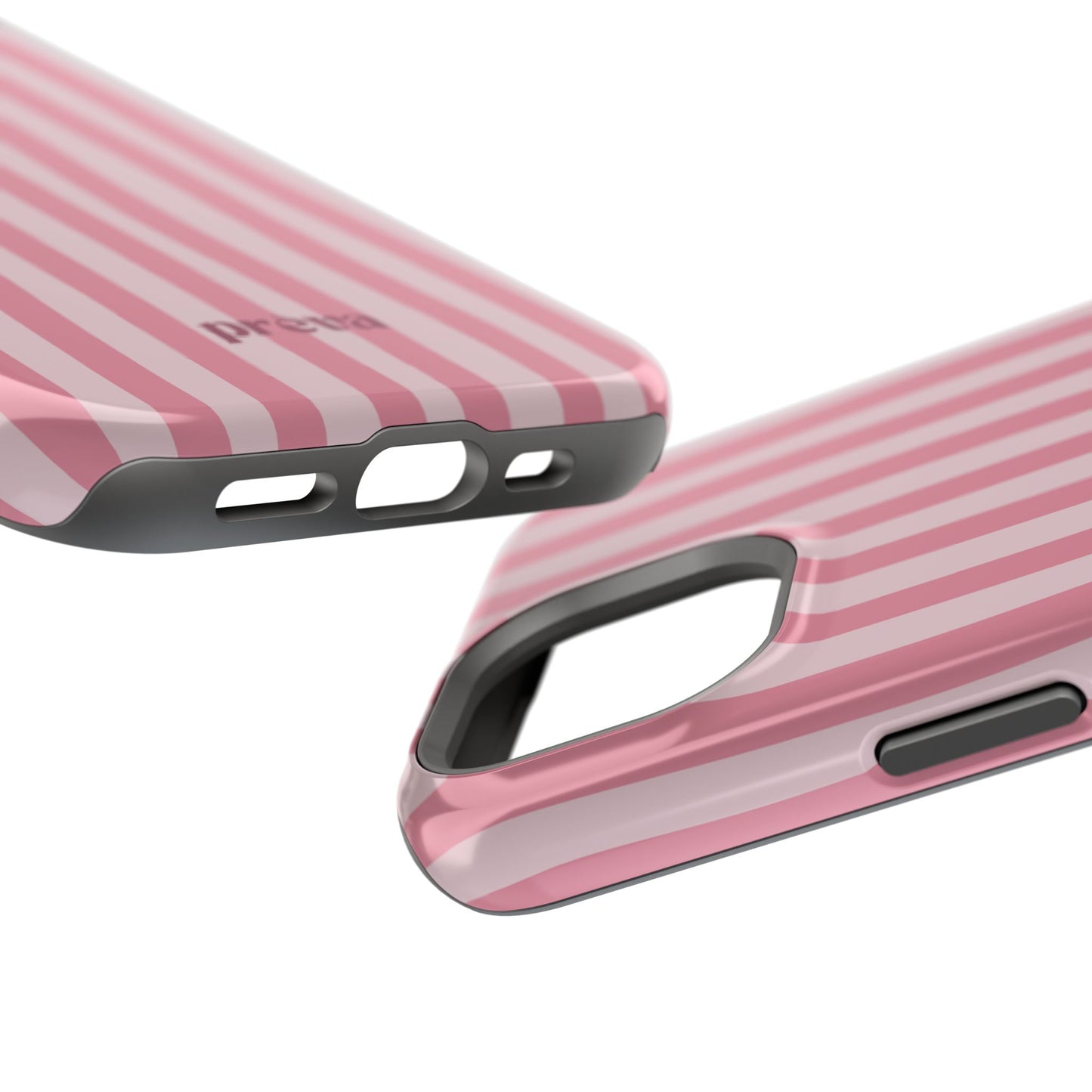Pink Striped Phone Case