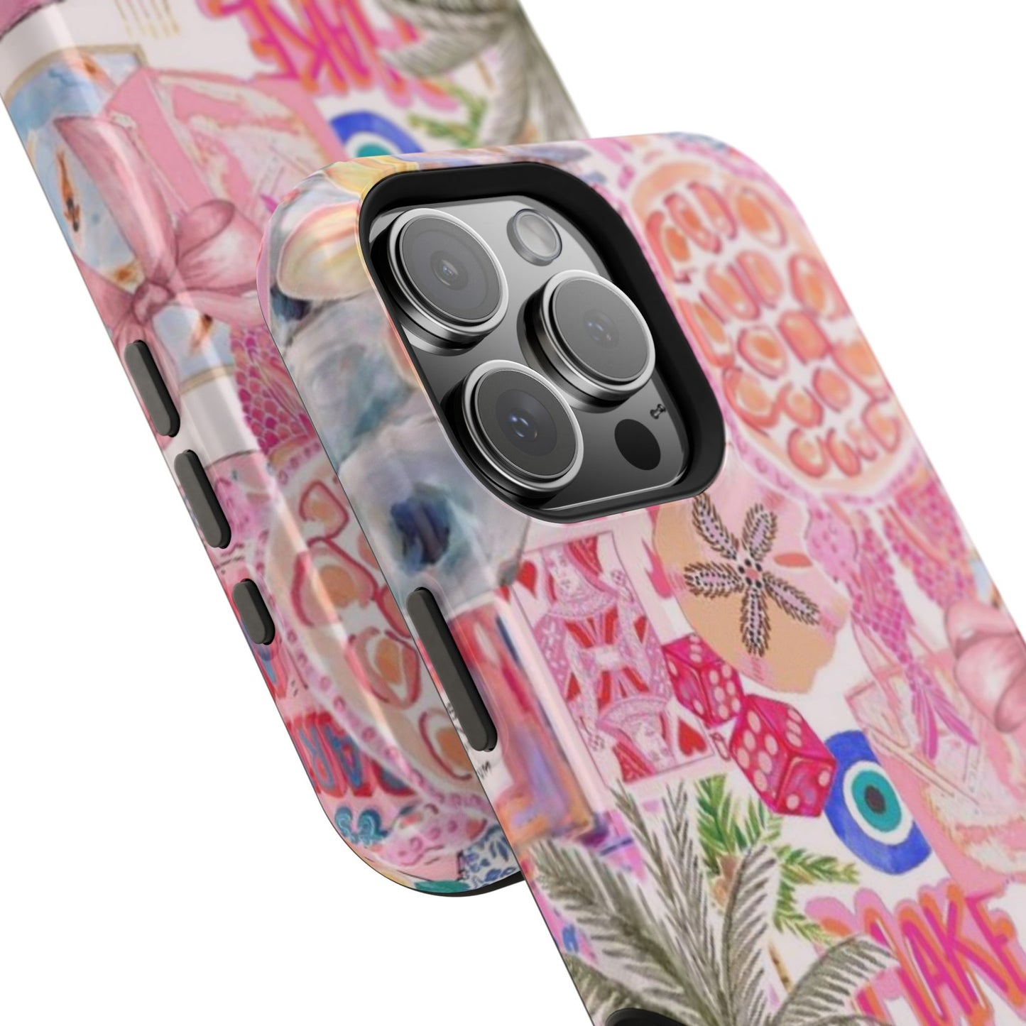 Pink Tropical Collage Phone Case