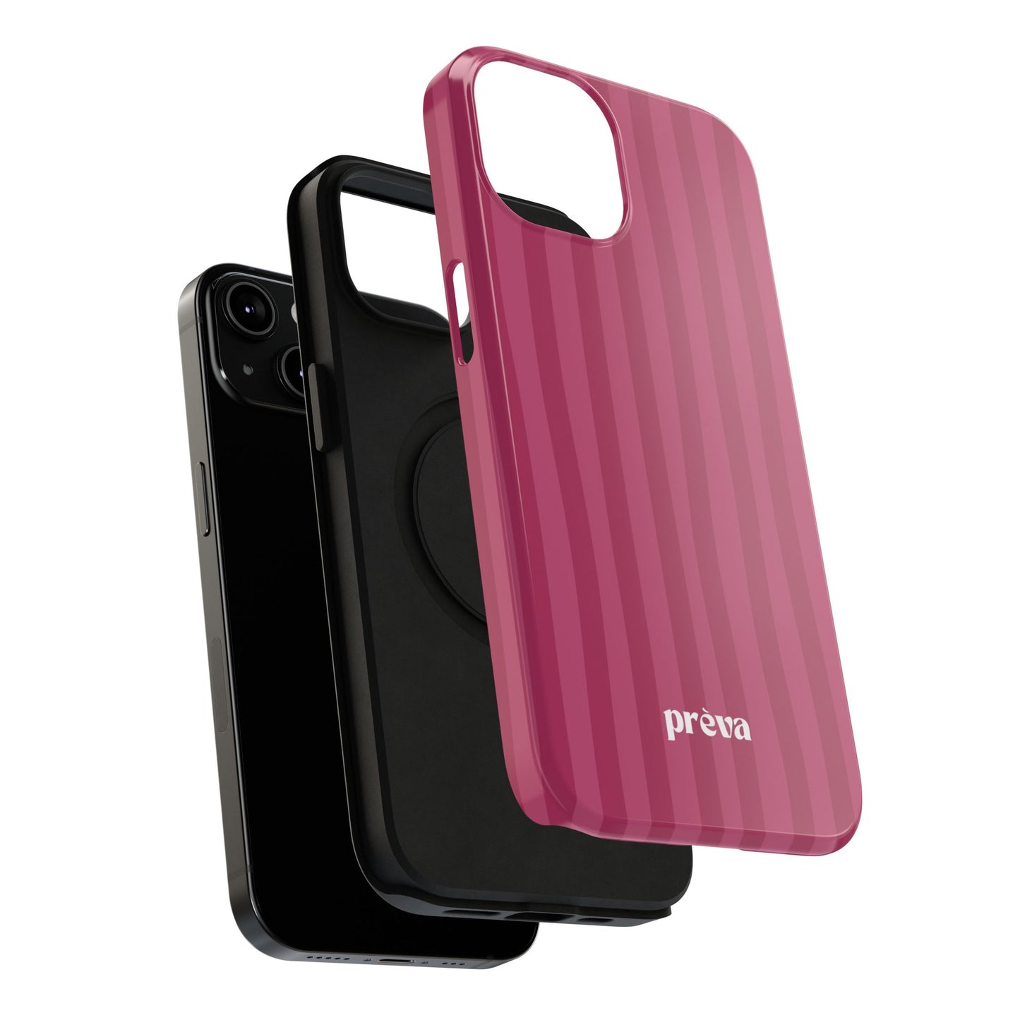 Magenta Stripes Phone Case