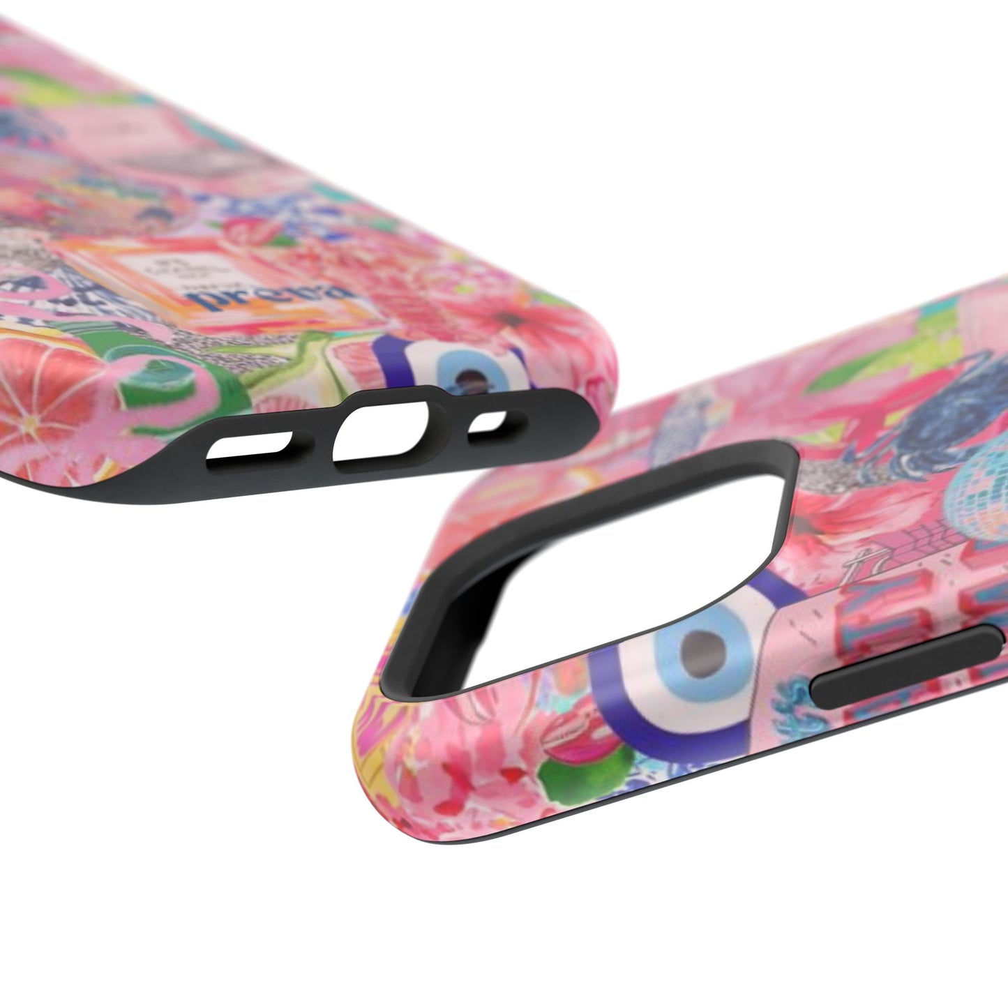 Floral & Pink Collage Phone Case