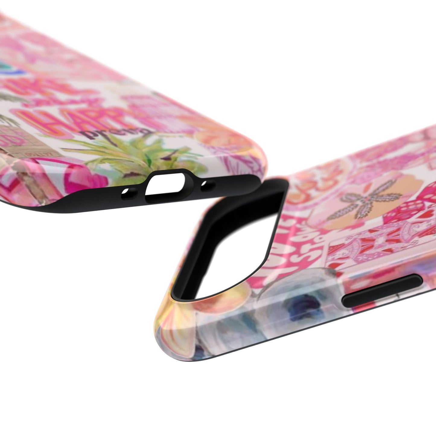 Pink Tropical Collage Phone Case