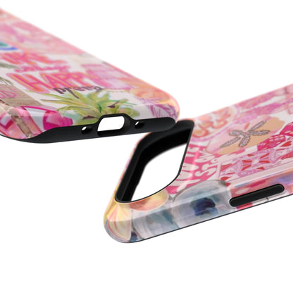 Pink Tropical Collage Phone Case