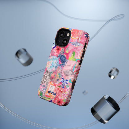 Floral & Pink Collage Phone Case