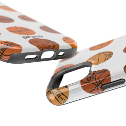 White Basketball Phone Case