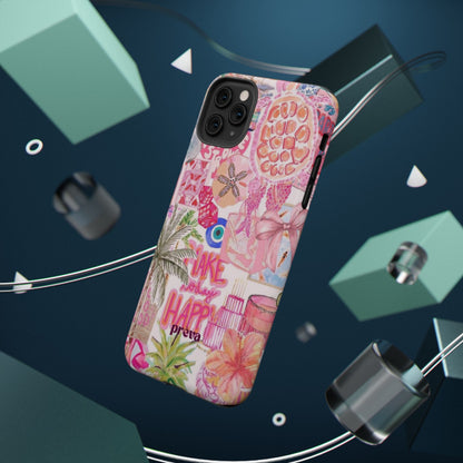 Pink Tropical Collage Phone Case