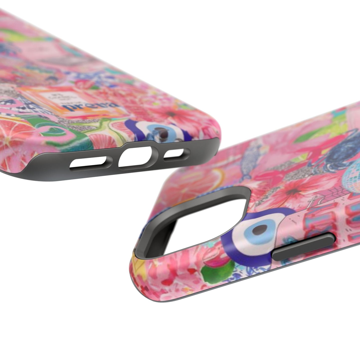 Floral & Pink Collage Phone Case