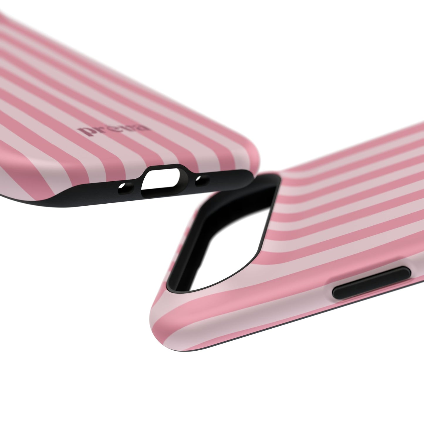 Pink Striped Phone Case