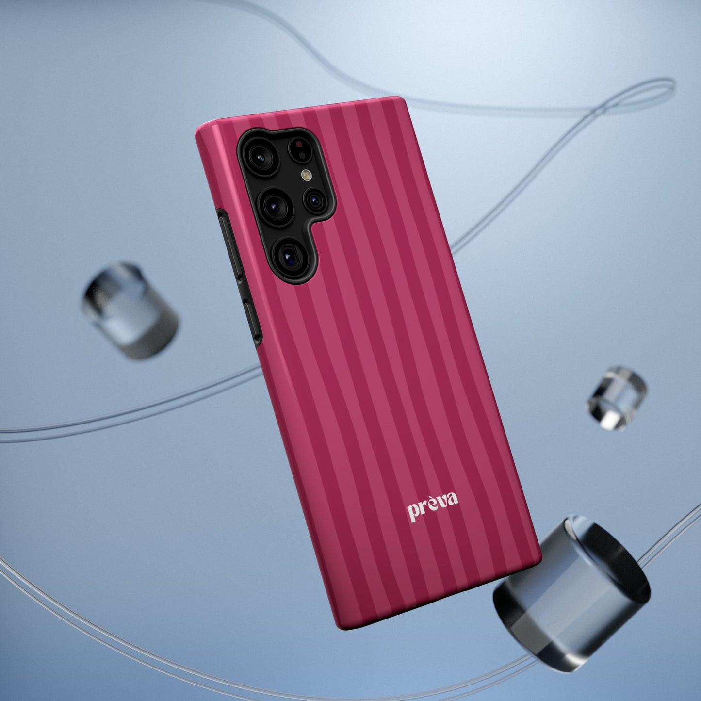 Magenta Stripes Phone Case