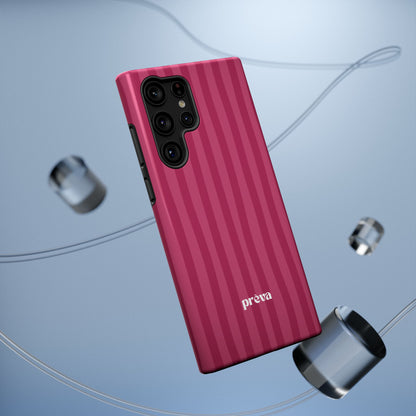 Magenta Stripes Phone Case