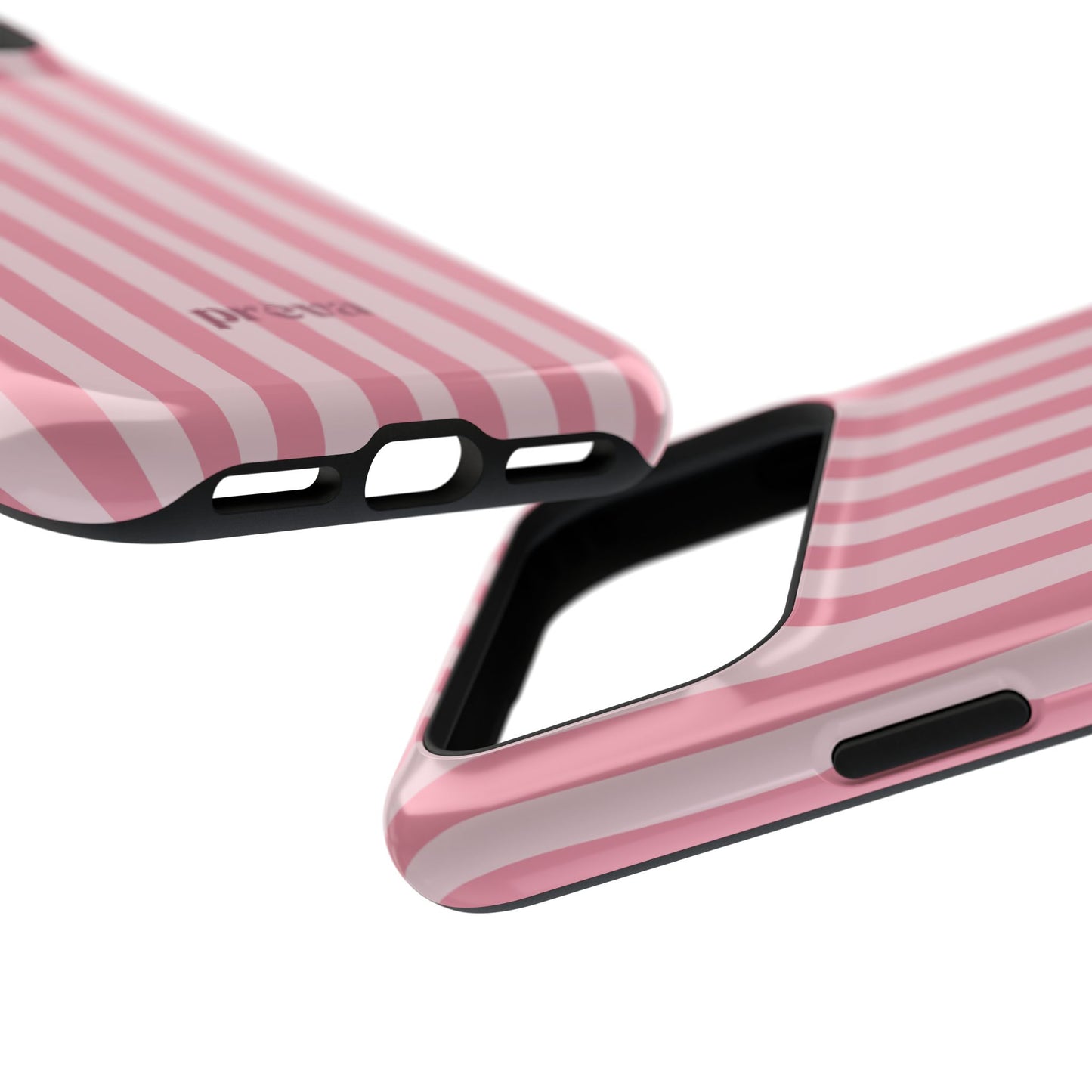 Pink Striped Phone Case