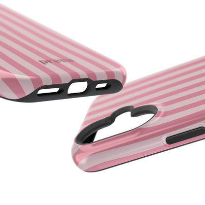 Pink Striped Phone Case