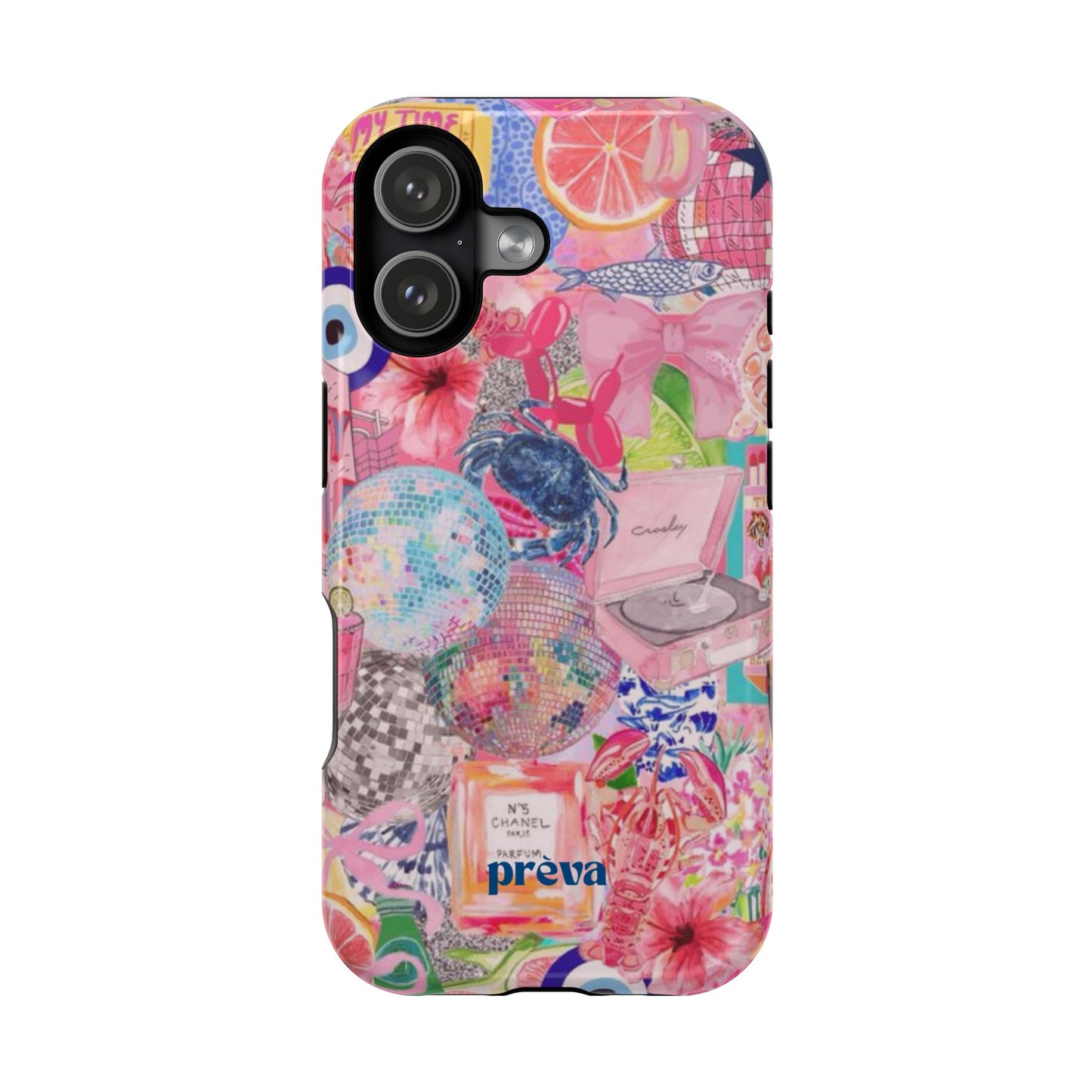 Floral & Pink Collage Phone Case